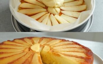 Caramelized Pear Upside-Down Cake