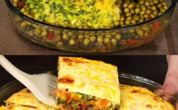 Zucchini Vegetable Bake with Egg and Mozzarella