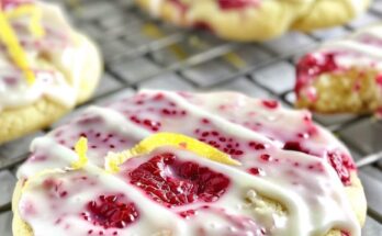 🍋🍪 Lemon Raspberry Cookies 🍪🍋