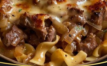 french onion beef and noodles