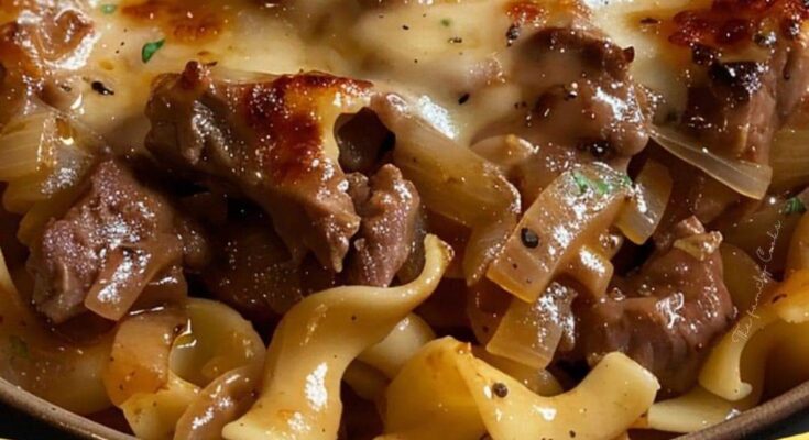 french onion beef and noodles