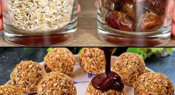 Chocolate-Covered Oat and Date Energy Balls