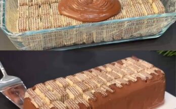 No-Bake Craving Crusher: Chocolate Wafer Delight (Ready in 5 Minutes!) pen_spark