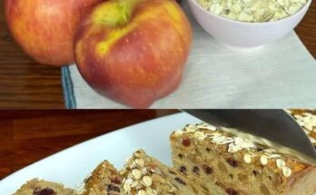 Sugarless & Gluten-Free Apple Oatmeal Bake