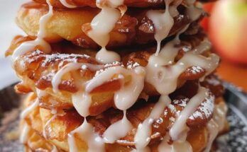 🍎 Baked Apple Fritters 😋✨