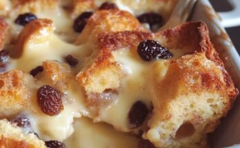 Cinnamon Raisin Bread Pudding