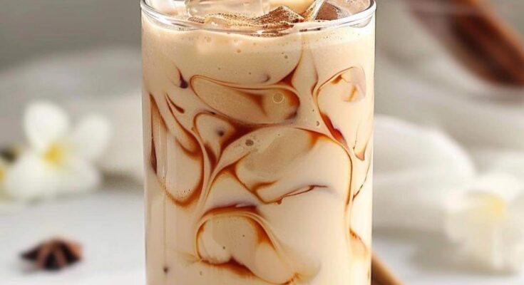 Homemade Vanilla Cinnamon Milk Tea