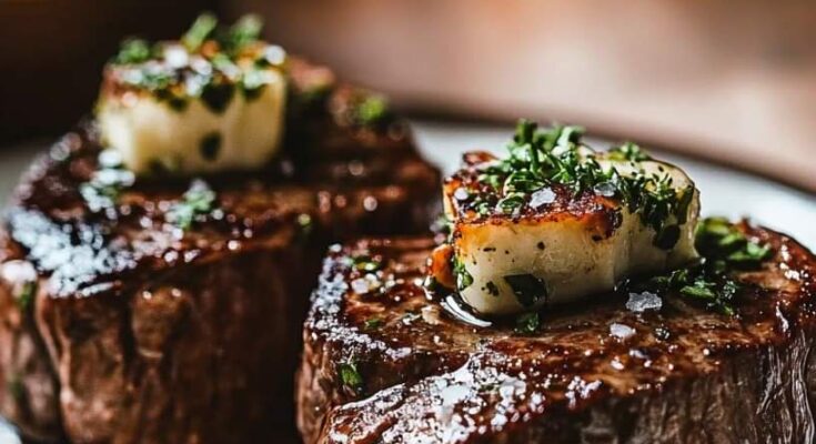 ‼️ROASTED GARLIC BUTTER GRILLED BEEF STEAK‼️