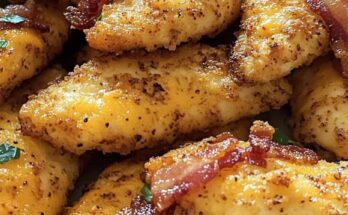 🍽️🥓 Cheddar Bacon Chicken Tenders 🍽️🥓