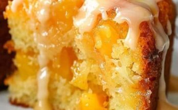 Irresistible Summer Peach Cake 🍑🍰