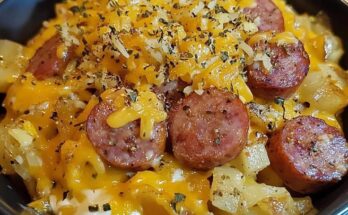 Smoked Sausage and Hashbrown Casserole