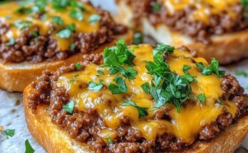 Garlic Bread Sloppy Joes