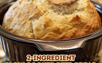 🍞 2-Ingredient Slow Cooker Beer Bread 🍻