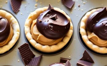 *Indulgent Chocolate Peanut Butter Mini Pies*