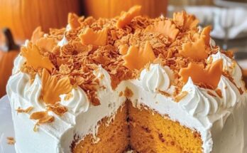 🎃🍰 Pumpkin Patch Poke Cake 🎃🍰