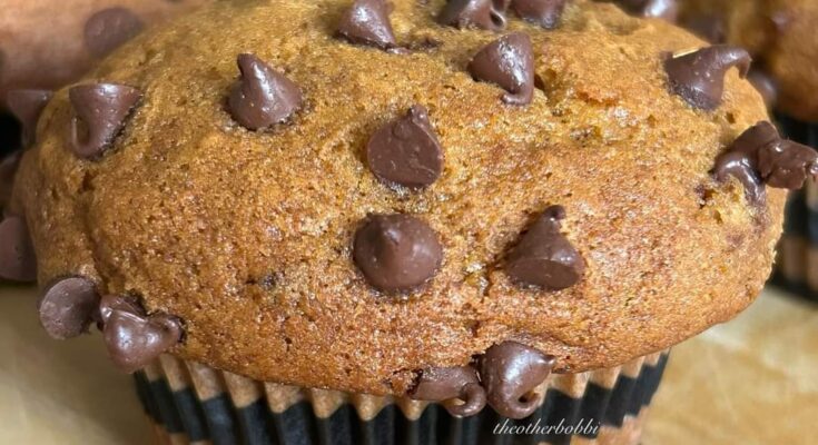 🍁Pumpkin Chocolate Chip Muffins🍁