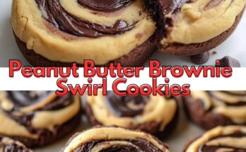 Peanut Butter Brownie Swirl Cookies