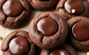 *Decadent Chocolate Thumbprint Cookies – A Must for Chocolate Lovers! 🍫❤️*