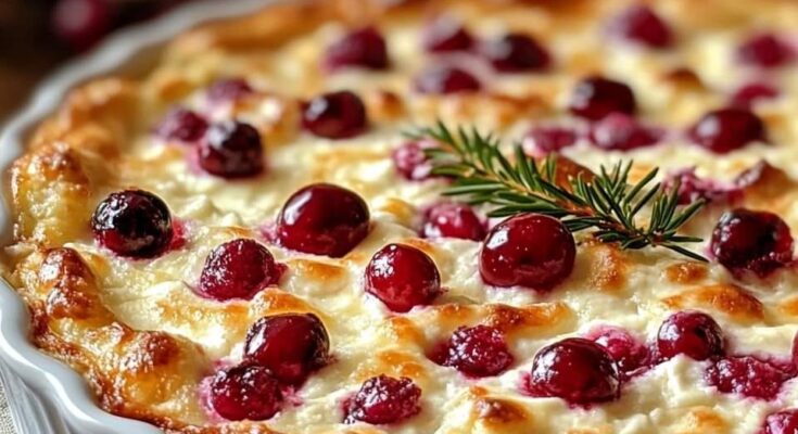 Baked Cranberry Cream Cheese Dip