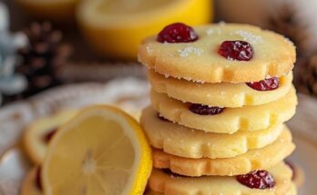 Lemon Cranberry Cookies