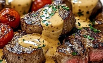 Tender Peppercorn Steak in Velvety Cream Sauce 🥩🍲