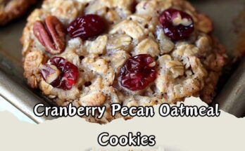 Cranberry Pecan Oatmeal Cookies