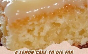 A LEMON CAKE TO DIE FOR