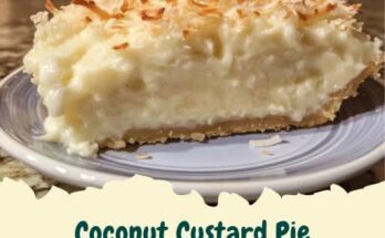 Coconut Custard Pie